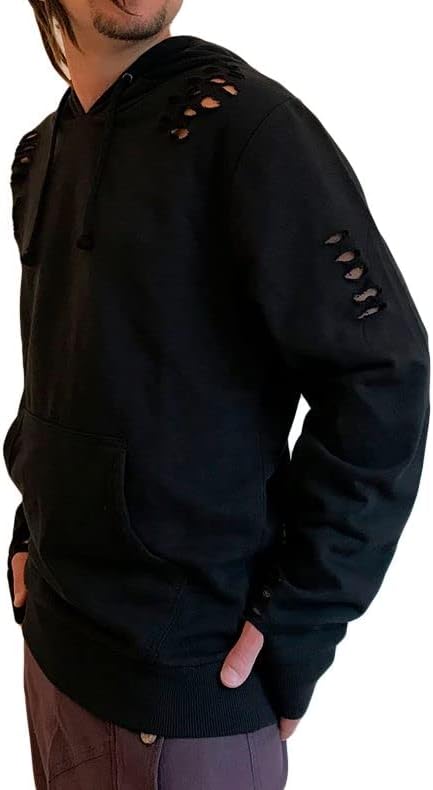 Cut out Hoodie schwarz (S), S