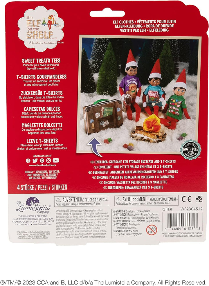 The Elf on the Shelf Claus Couture® Candy T-Shirts 3er Set | Jellybean, Plätzchen & Lebkuchen Design