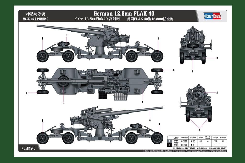 Hobbyboss HBB84545 Plastikmodellbausatz versch.
