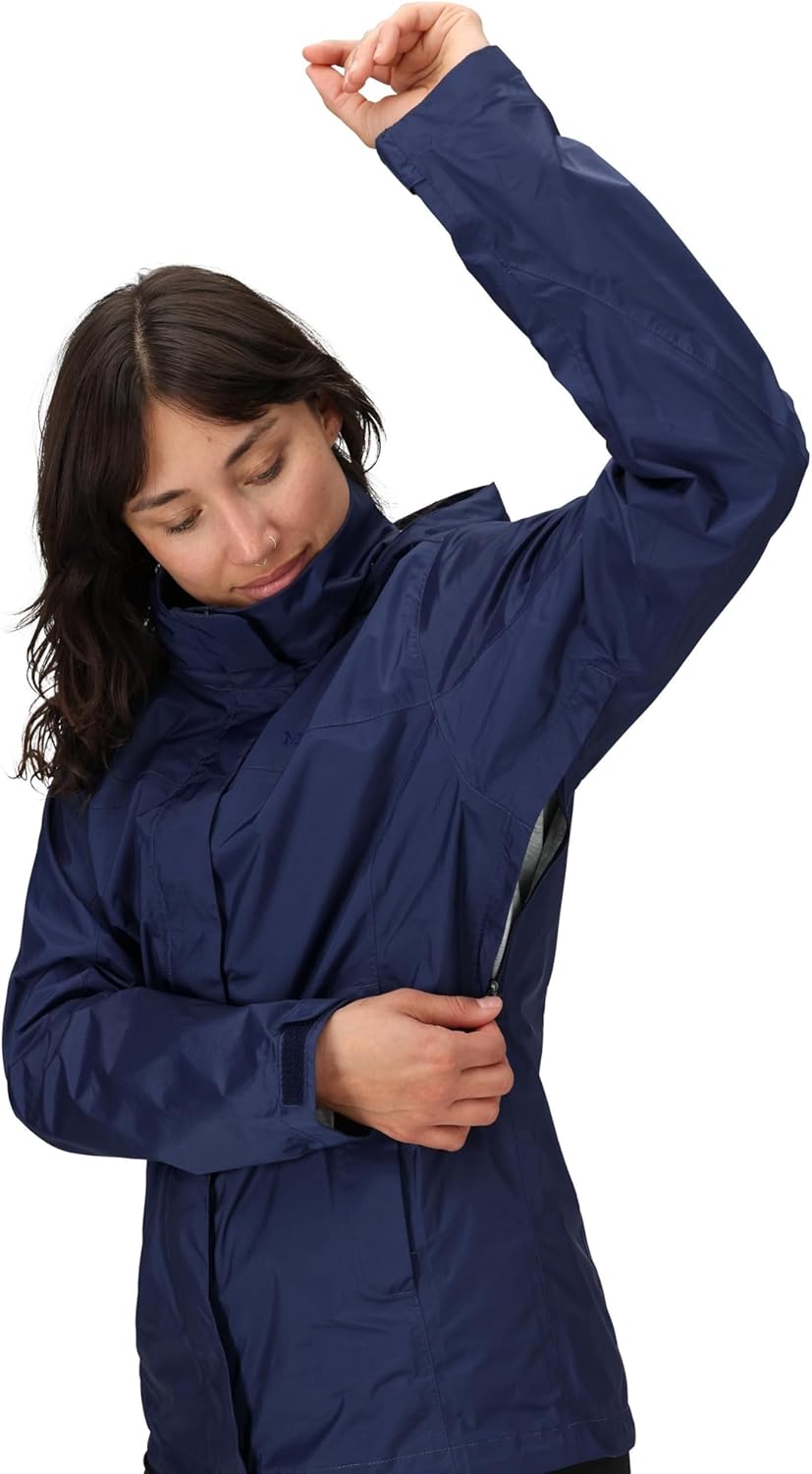 Marmot Damen PreCip Eco Jacket, Wasserdichte Regenjacke, winddichter Regenmantel, atmungsaktiver, fa