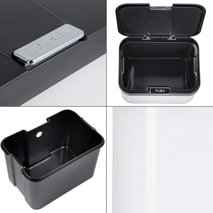 ONVAYA® Biomülleimer für die Küche | Komposteimer mit Deckel | Abfallbehälter aus Edelstahl für Biom