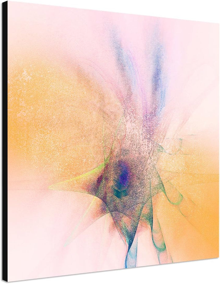 Paul Sinus Art Modernes Wandbild Abstrakt025_60x60cm Abstrakte Kunst Kunstdruck auf Leinwand Zeitlos