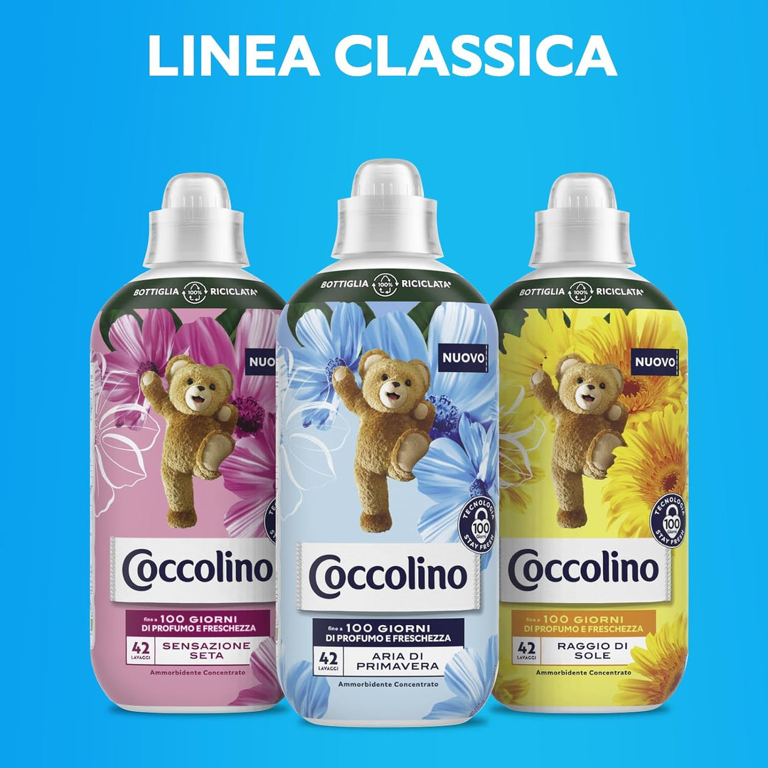 Coccolino Weichspülerkonzentrat für Frühlingsluft, Weichspüler mit Stay Fresh-Technologie, mit fruch