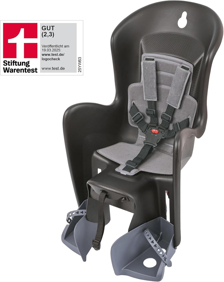 Handels-tridegar – Babytrage Radfahren black and grey, black and grey