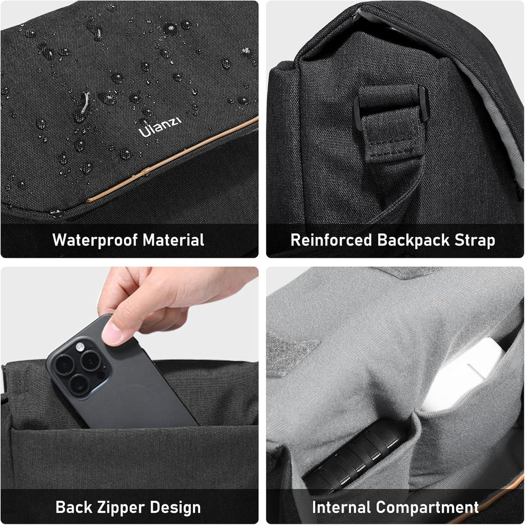 ULANZI Kameratasche, SLR/DSLR Kameratasche, Crossbody Fotografie Kleine Tasche Mode, Umhängetasche f