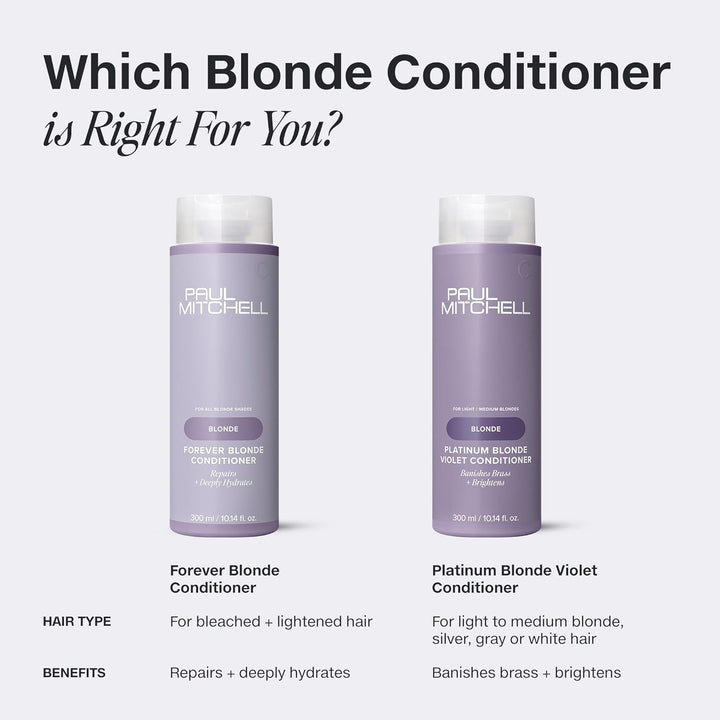 Paul Mitchell 110134 Platinum Blonde Conditioner - Violett Pflege-Spülung für blondes, graues oder w