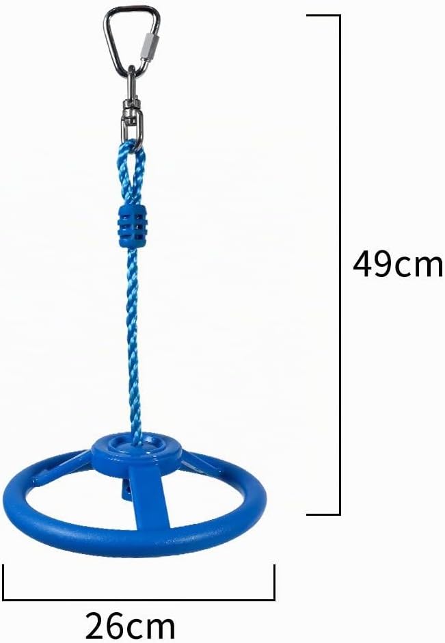 Ninja Rad Klettergerät Schwungrad Slackline Zubehör Outdoor Klettertrainingsgerät Ninja Wheel Affenr