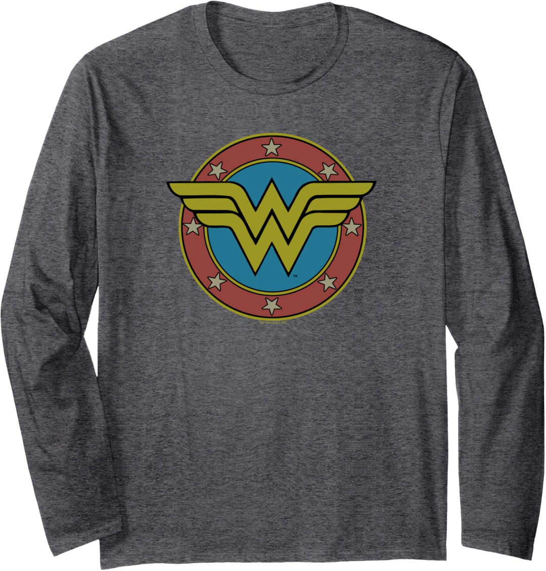 Wonder Woman Vintage Emblem Langarmshirt