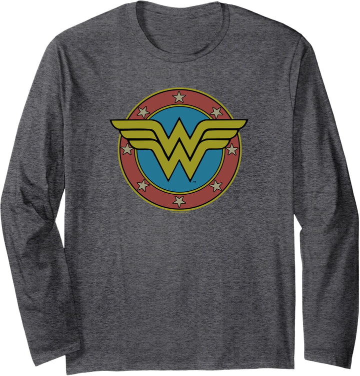 Wonder Woman Vintage Emblem Langarmshirt