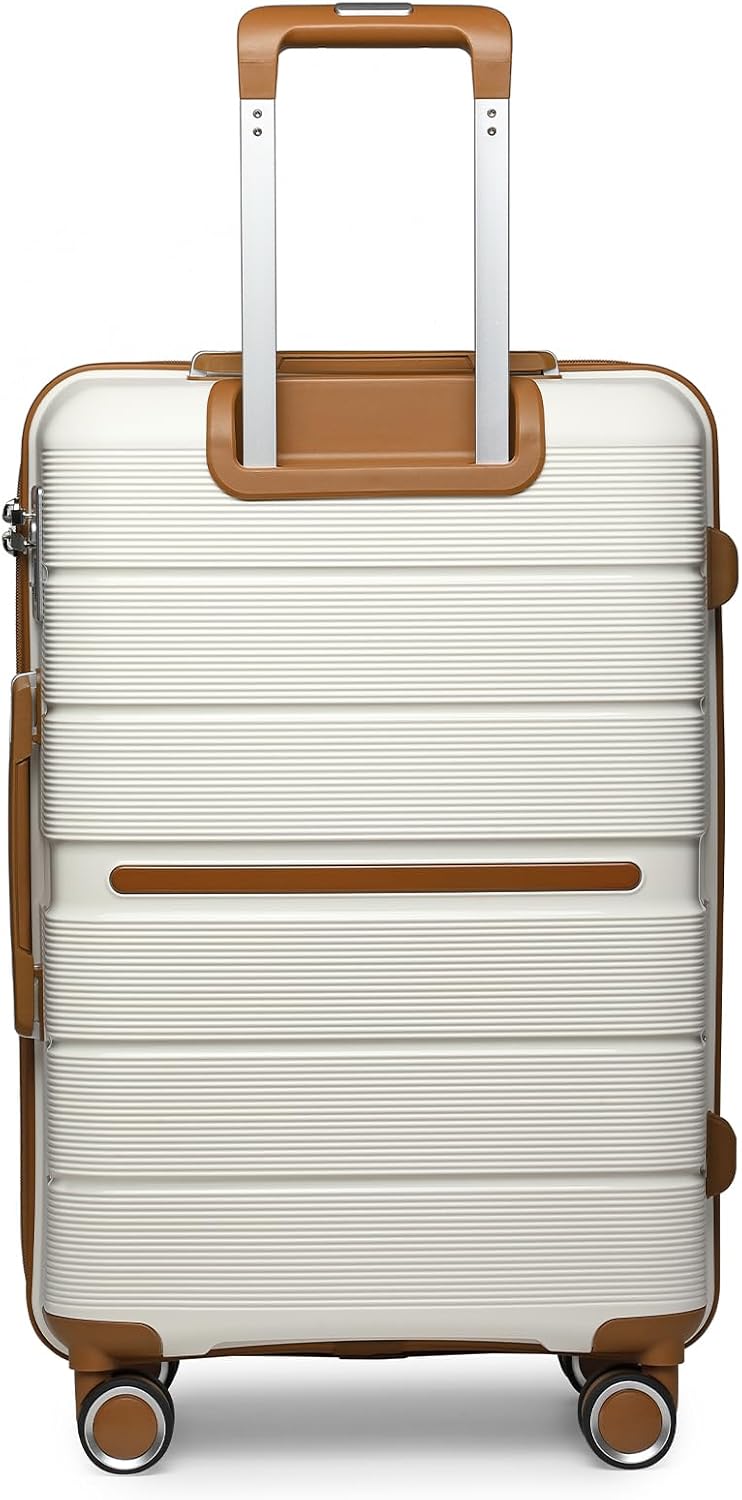 British Traveller Reisekoffer Mittelgross Koffer Trolleys Mittelgross Hartschalenkoffer 100% PP Hand