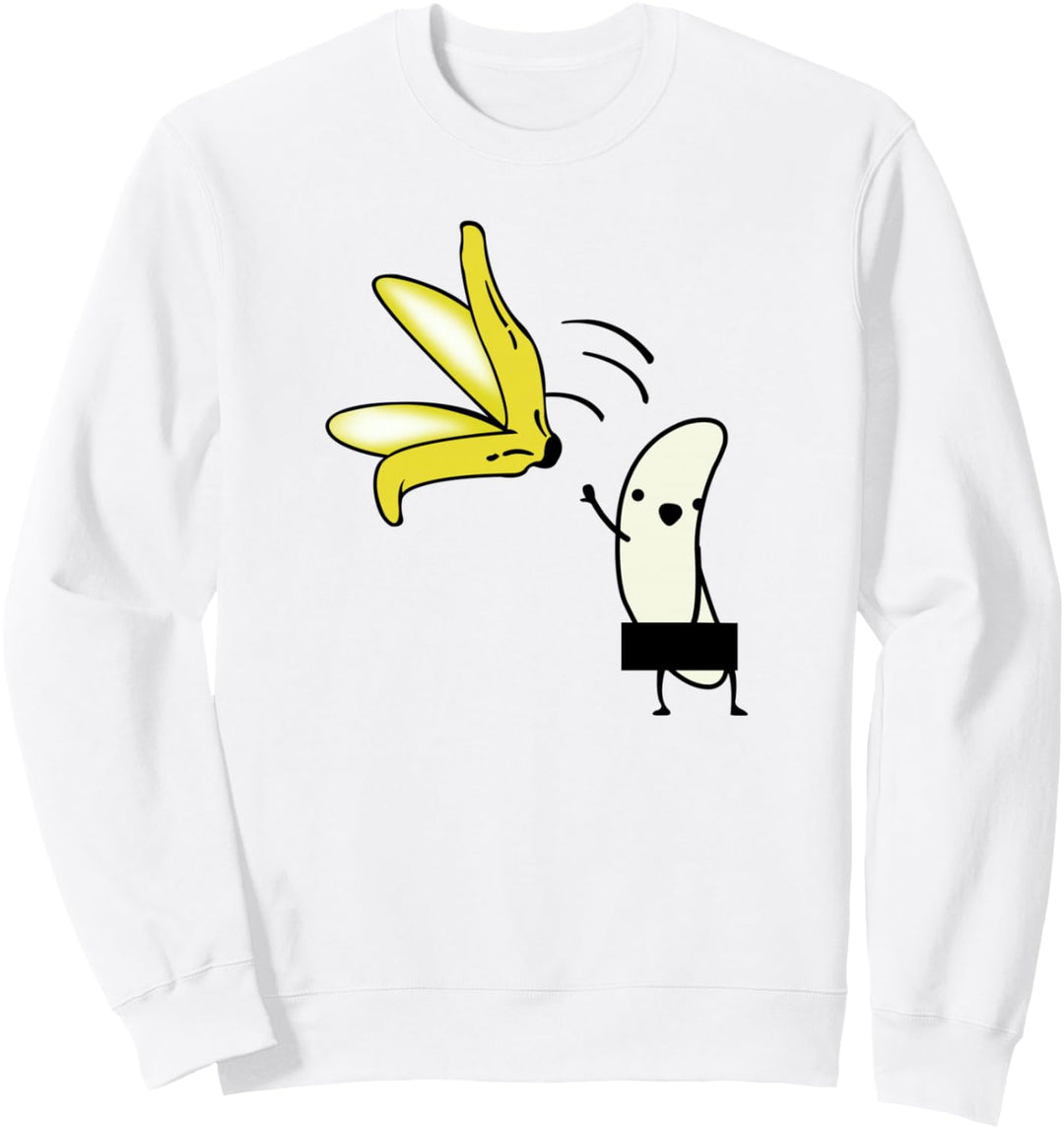 FKK Striptease Banane Kostüm Nackte Banane Sweatshirt