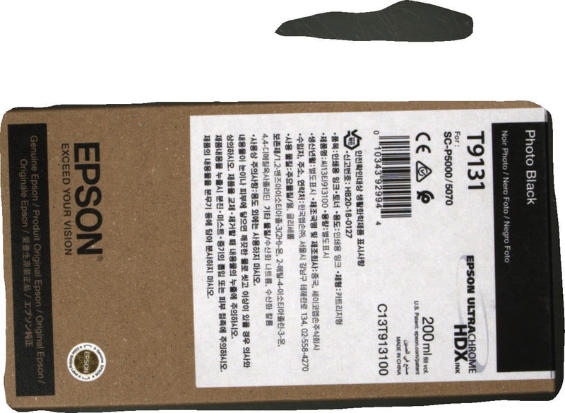 Epson C13T913100 passend für Scp5000 Fototinte Schwarz 200ml foto black, foto black