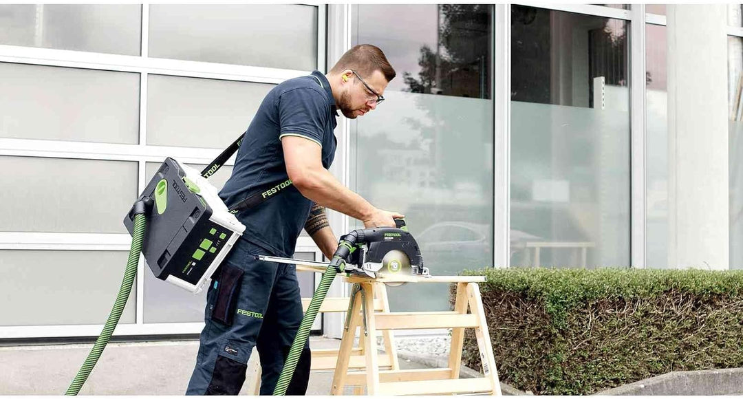 Festool Akku-Absaugmobil CTLC SYS HPC 4,0 I-Plus CLEANTEC (mit Hauptfilter, Filtersack, Saugschlauch
