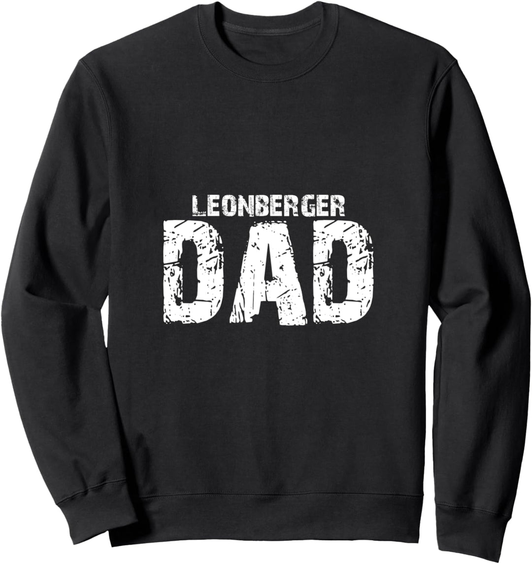 Leonberger Dad Papa Vintage Hund Hunde Pfote Pfoten Sweatshirt