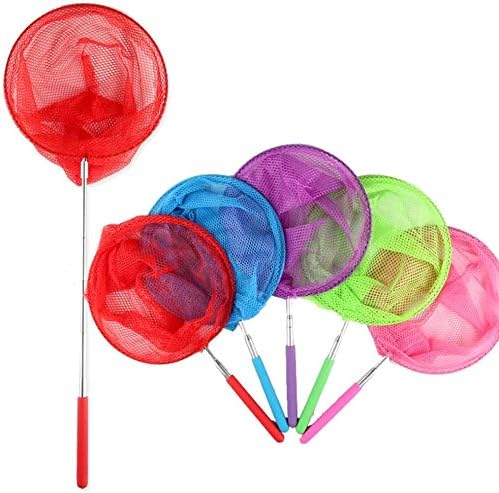 LATERN 6 Stücke Teleskopisch Schmetterlingsnetz Fischernetze Ausziehbar von 37 bis 86cm für Kinder d