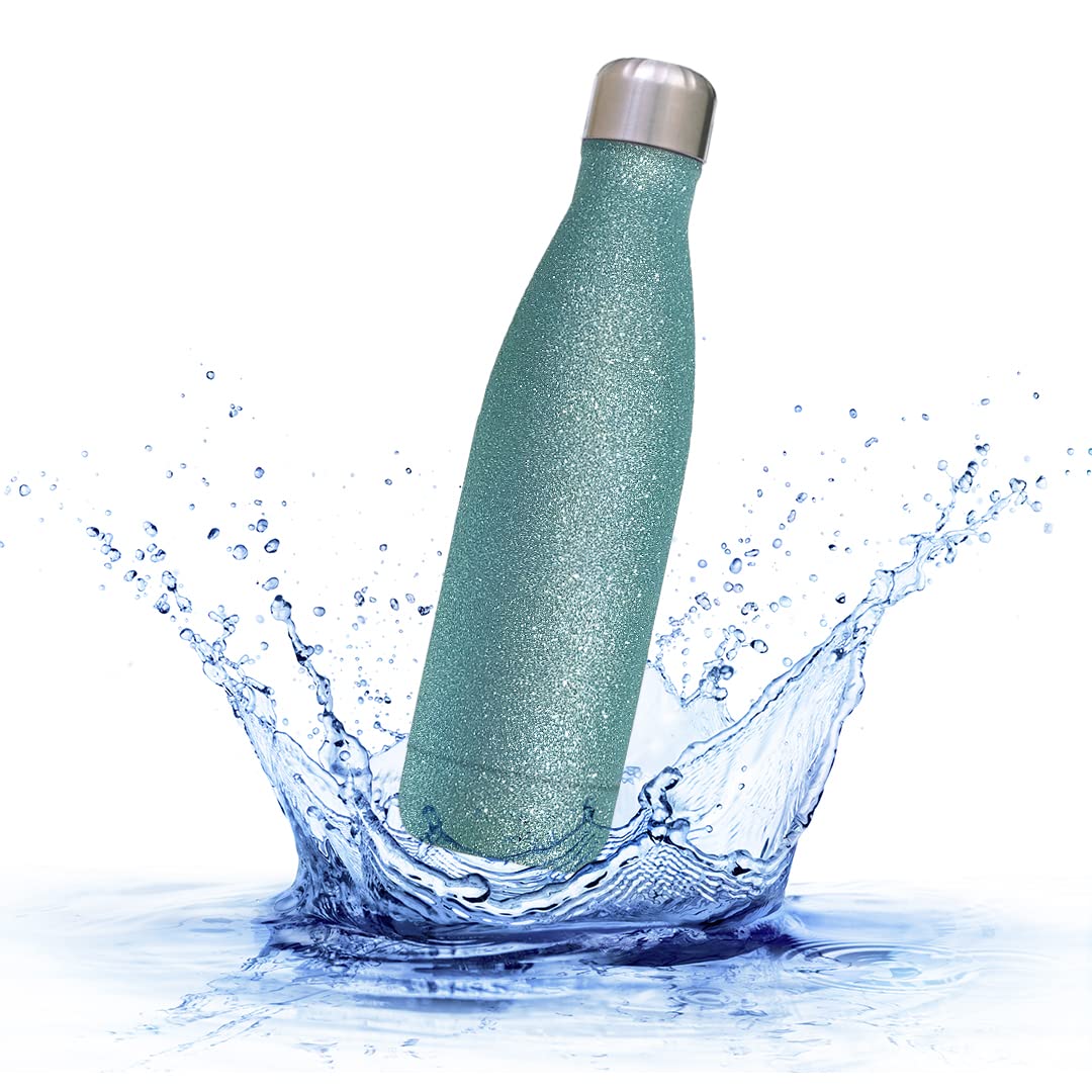 Trinkflasche aus Edelstahl – auslaufsichere & thermoisolierte Wasserflasche hält Getränke bis zu 18