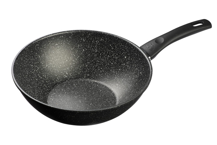 BALLARINI Vipiteno Wok, Bräter antihaftbeschichtet, Wokpfanne induktionsgeeignet, Aluminium, rund, Ø