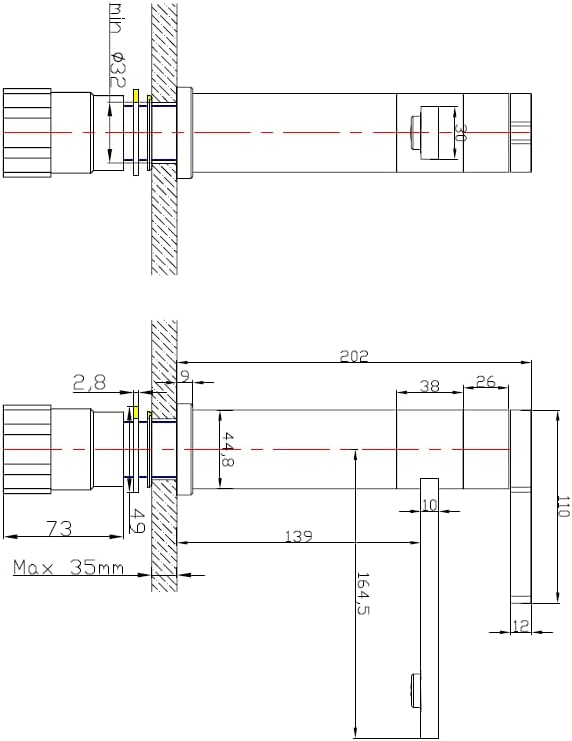 EDSS STD Einhebelmischer Edelstahl mit Standardhöhe (grau)