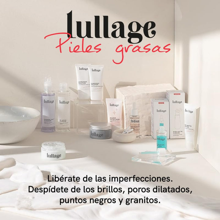 Lullage | Mizellen Gesichtsreinigung | 200 ml | Rosenwasser, Waschgel für Unreine Haut, Revitalisier