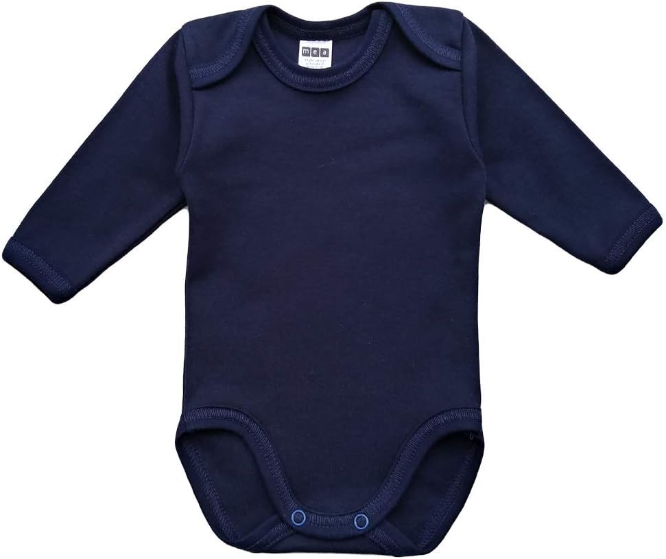 Unisex Baby Langarm Body aus 100% Baumwolle im 5er Pack, Baby Body mit Aufdruck für Mädchen und Jung