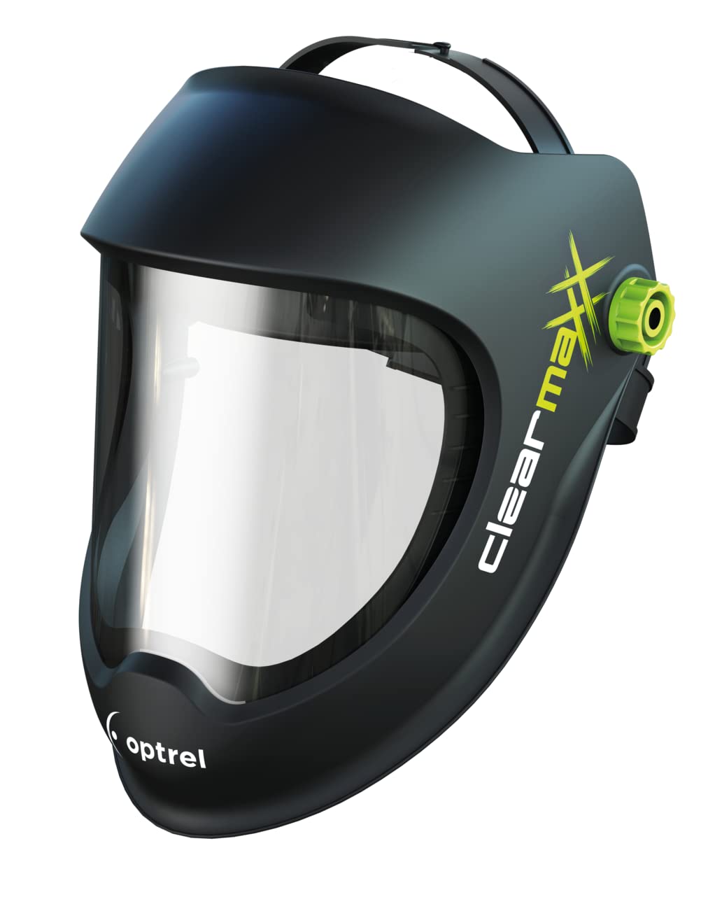 Optrel™ Clearmaxx Schleifhelm Maske Leichtgewicht 330g Haltbarkeit bis zu 220°C