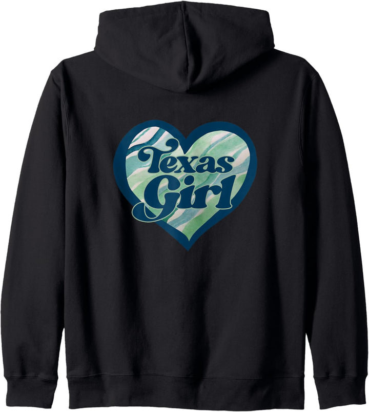 Texas Girl niedliches Texaner-Design Kapuzenjacke
