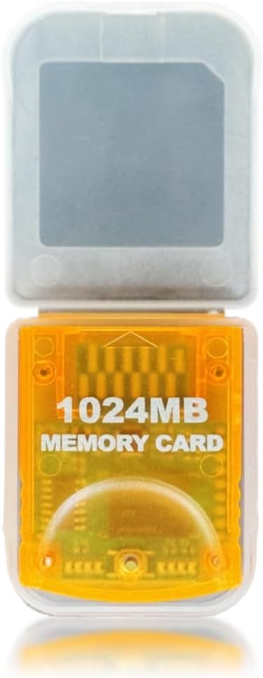 WiCareYo 1024MB Speicherkarte Memory Card für Gamecube oder Wii Konsolen, 1024Mb