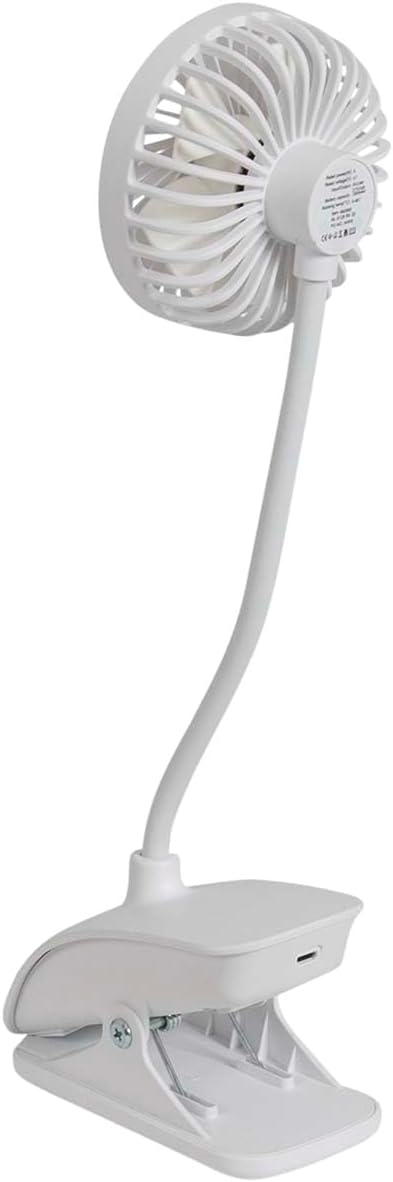 Bo-Camp - Tischventilator mit Klemme - Flex - ABS - Weiss