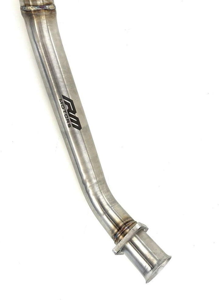 RM Motors Downpipe Rohr Decat kompatibel mit E46 318D 320D M47 M47N 116PS 136PS 150PS 1998 1999 2000