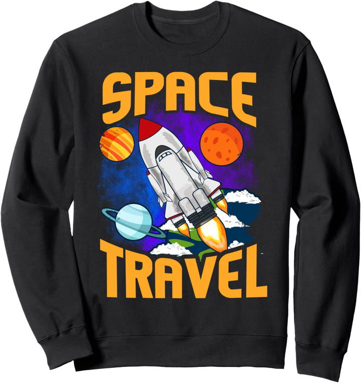 Space Shuttle Astronomie Apollo Mond Landing Mars Sweatshirt