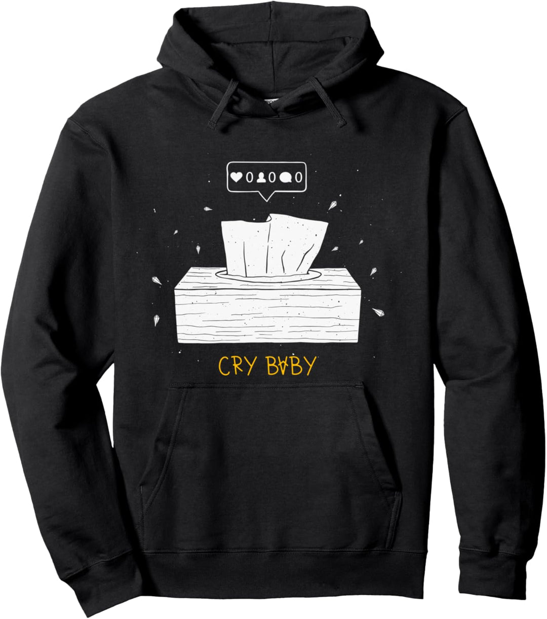 Cry Baby - Sad Aesthetic Edgy Streetwear Pullover Hoodie