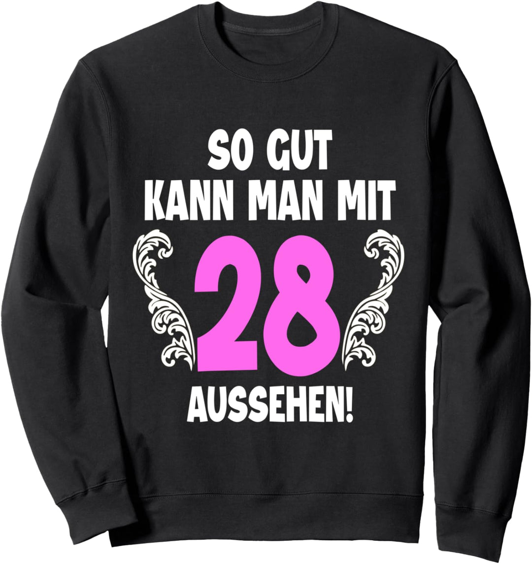 28 Jahre Tshirt Frauen Jahrgang 1994 Geboren 28. Geburtstag Sweatshirt