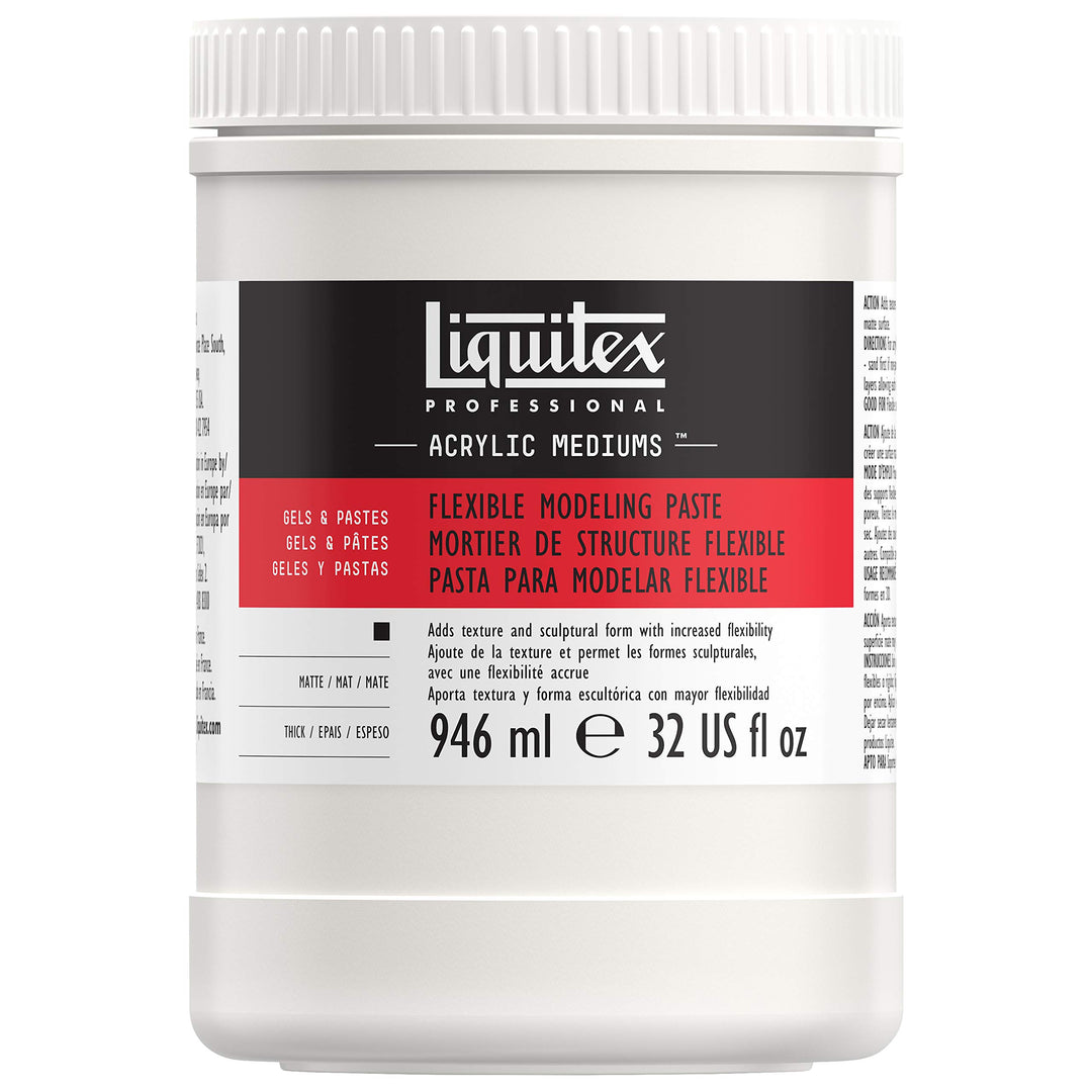 Liquitex 8916 Professional flexible Struktur- und Modellierpaste für Acrylfarben, wasserfest, Archiv