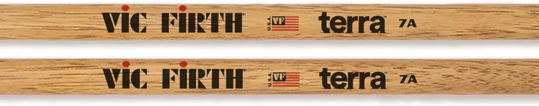 Vic Firth - American Classic® Terra Serie Trommelstöcke 7A - Amerikanisches Hickory – Holzspitze - 4