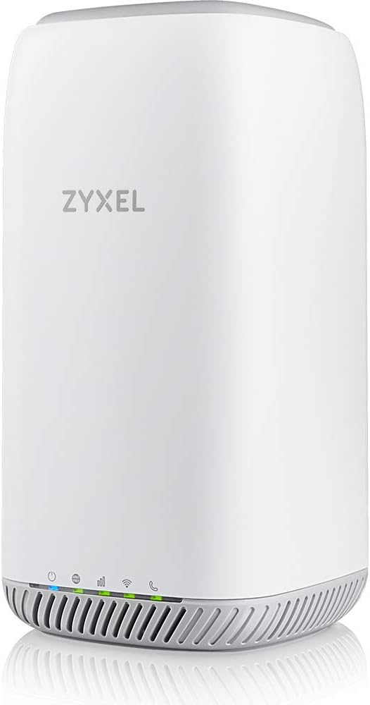 Zyxel 4G LTE-A Indoor WLAN-Router | Dual-Band WLAN-Sharing für 64 Geräte | Unterstützt VoIP/Volte |