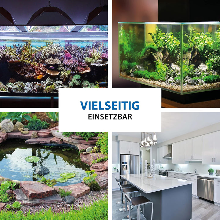 ARKA PVC-Schlauch - 16/22 mm, 5 m, Grau - Langlebiger Flexschlauch ideal für Aquarien, Teiche, Haush