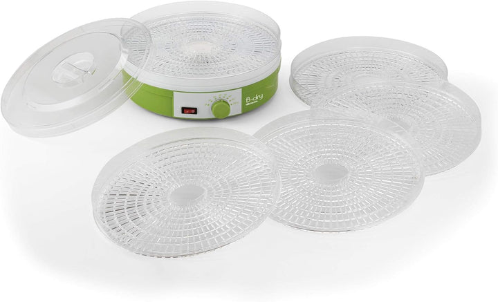 Ariete 616 B-DRY Dörrgerät für Obst und Gemüse, 5 herausnehmbare Körbe, Temperatur von 35 °C bis 70