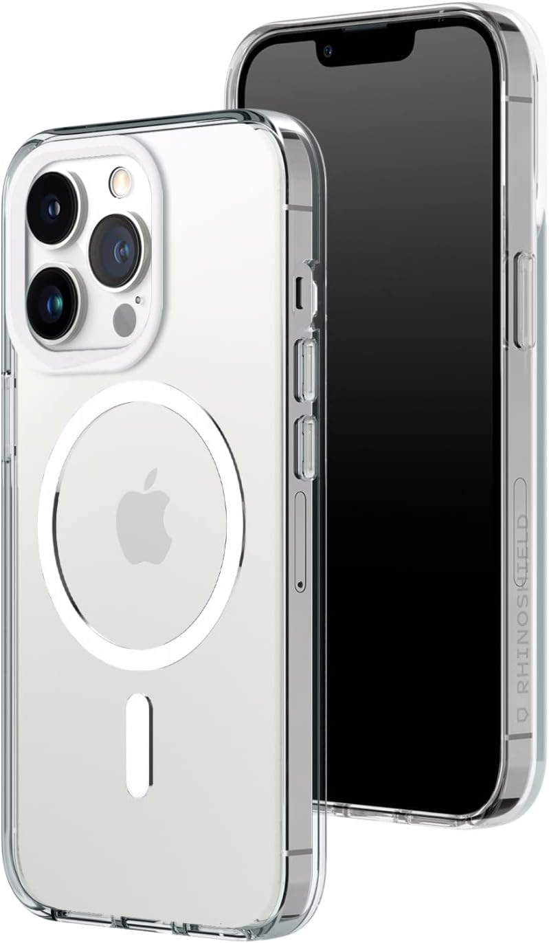 RhinoShield Clear Case kompatibel mit MagSafe für [iPhone 13 Pro] | Überragende Magnetstärke, fortsc