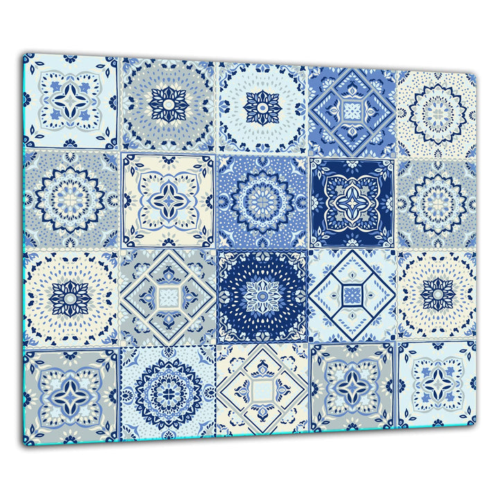 TMK ArtDeko Herdabdeckplatte 1 Teilig 60x52 cm - Spritzschutz Herdabdeckung – Herdschutz aus Sicherh
