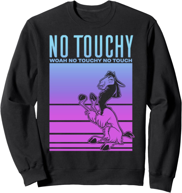 Disney The Emperor's New Groove Kuzco No Touchy Gradient Sweatshirt