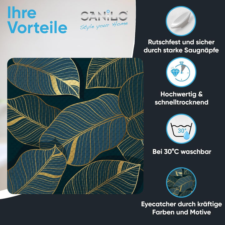 Sanilo Badematte 53 x 53 cm, rutschfeste Duschmatte für Dusche und Badewanne, Antirutschmatte maschi