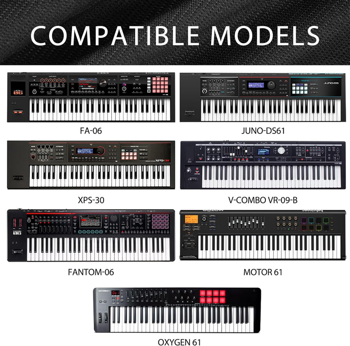 Synthesizer-Staubschutz mit 61 Tasten, kompatibel mit Nord Wave 2, Roland FANTOM-06 XPS-30 JUNO-DS61