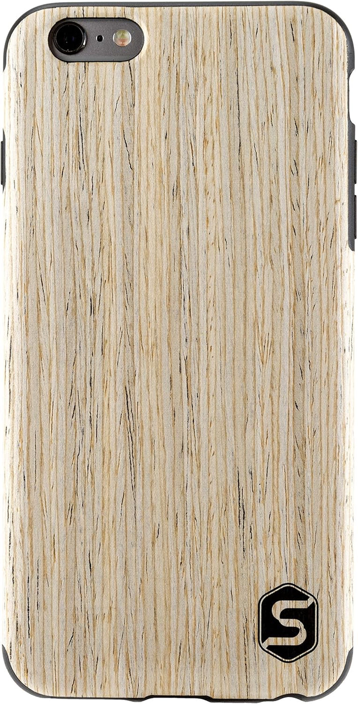 Sebastian Sturm Handyhülle Maxi | Hergestellt aus echtem Holz White Walnut in Einer TPU-Hülle | Komp