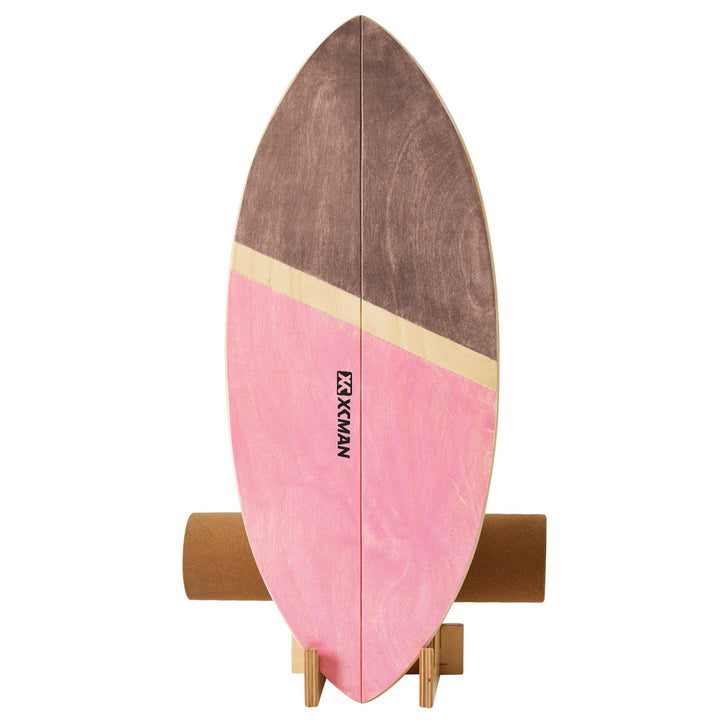 XCMAN Surf Balance Board Trainer Mit Rolle - Stabilitätstrainer Für Erwachsene Und Kinder, Zum Surfe