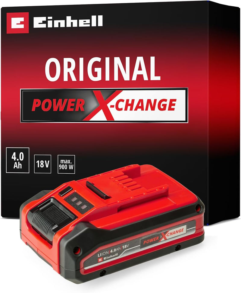 Original Einhell 18V 4,0 Ah Power X-Change PLUS (18V Akku, universell verwendbar für alle PXC-Geräte