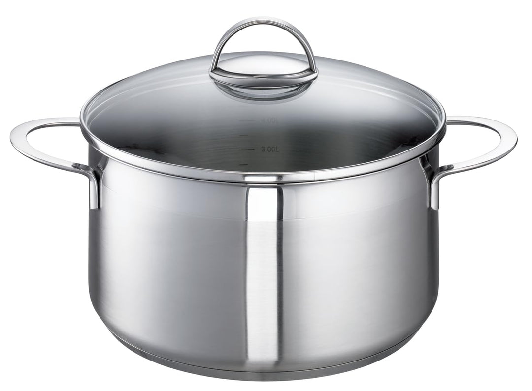 Schulte-Ufer Fleischtopf Wave Ø 24 cm, ca. 5,50 l, Edelstahl