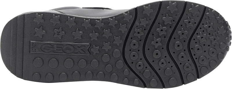 Geox Mädchen J Fastics Girl C Sneaker 24 EU Black Dk Pink, 24 EU Black Dk Pink