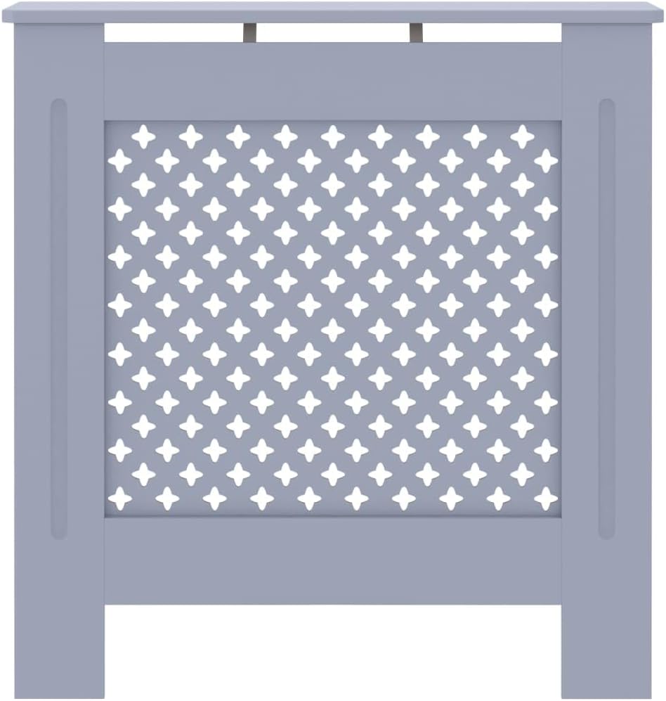 Wohnzimmer Heizkörperabdeckung 78x19x81.5 cm MDF Heizkörperverkleidung Dekorative Wabenmuster Design