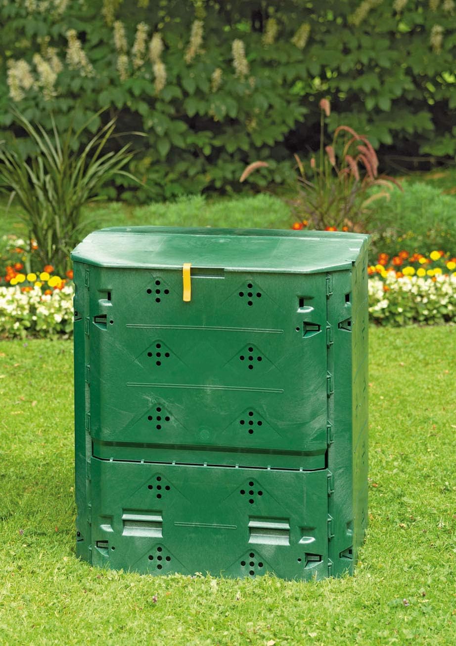 JUWEL Ganzjahres-Komposter BIO 400 (Nutzinhalt 400 l, für Garten- / Küchenabfälle, Gartenkomposter m