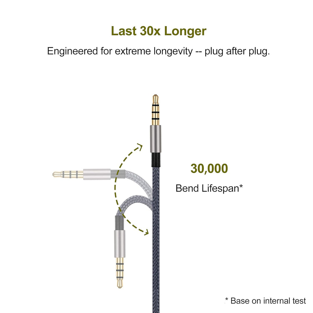Audiokabel-Ersatz – kompatibel mit AKG N60 N60NC Y45BT Y50 Y50BT Y40 Y55 K845BT K840KL Kopfhörer und